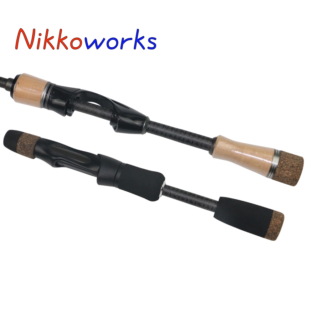 Nikkoworks EVA Cork Handle Spinning Reel ที่นั่งปลาเทราท์เบ็ดตกปลาน้ําแข็งอุปกรณ์เสริม DIY ส่วนประกอบชุดซ่อม Cane