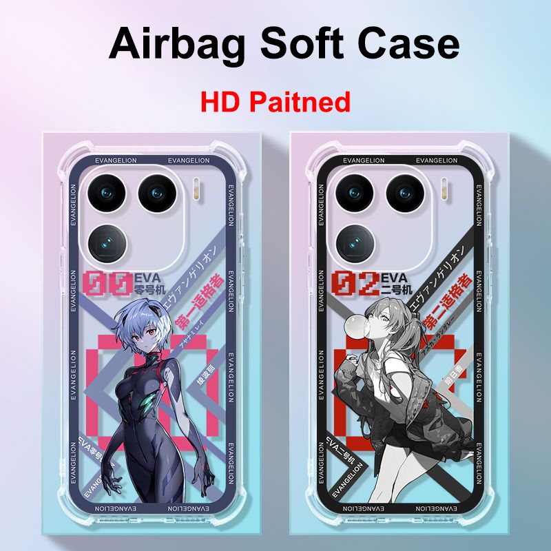 สําหรับ iQOO 12 5G คริสตัลกรณี iQOO 12 11 10 Pro 11S HD ทาสี AirBag ป้องกัน Matte กลับเปลือก iQOO Z9