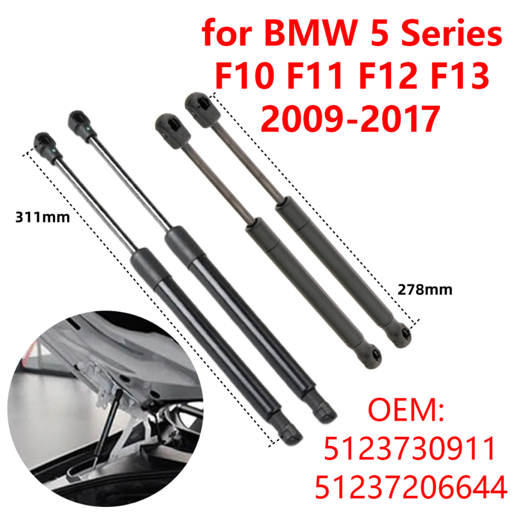 สําหรับ BMW 5 Series F10-F13 F06 M5 M6 2009-2017 51237309119 รถ Hood Lift Support Struts แก๊สสปริง Damper 51237206644