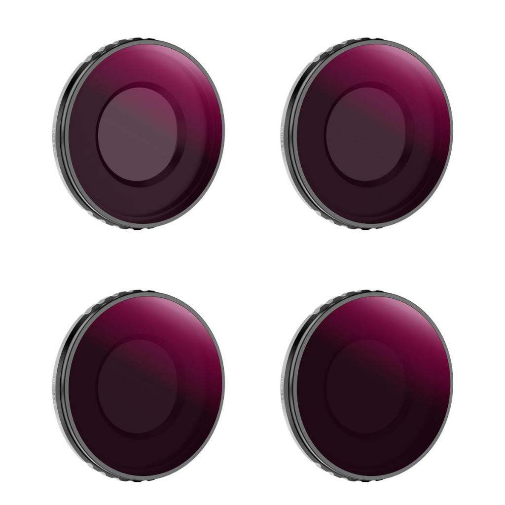 ชุดกรอง DJI Osmo Action 4/5 ND&PL ND8&PL+ND16&PL+ND32&PL+ND64&PL 4 แพ็ค, ตัวกรองกระจกออปติคอลพร้อมเค