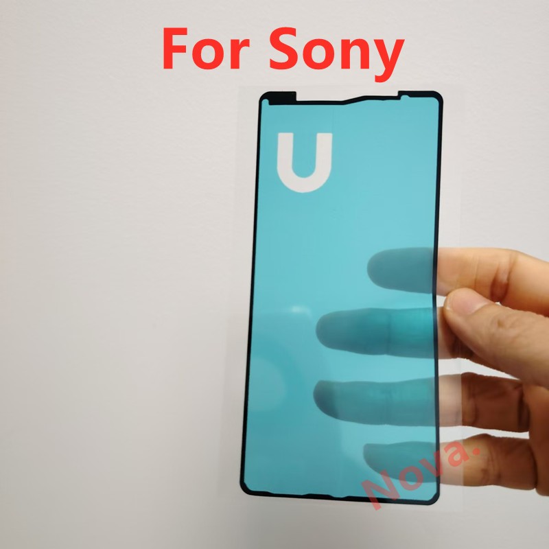 สติกเกอร์กาวสําหรับ SONY Xperia Z3 Compact XZ XZ2 Mini จอแสดงผล LCD กรอบด้านหน้าสติกเกอร์เทปกาว
