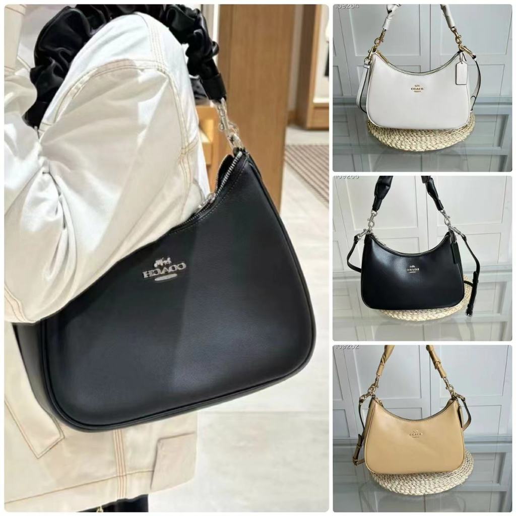 แท้ 100% COACH Female Bag TERI HOBO Crossbody Crescent Armpit Bag กระเป๋าสะพาย CU126