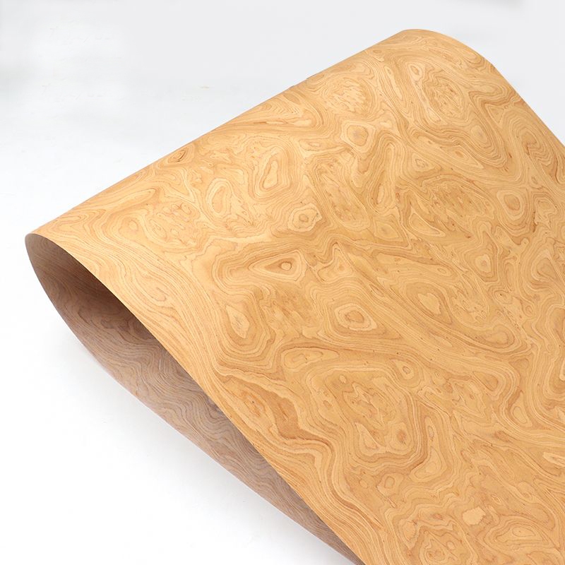 ไม้วีเนียร์ ALPi Elm Burl 60 x 250 ซม. ความหนา 0.5 มม. สําหรับเฟอร์นิเจอร์ DIY ออกแบบวิลล่า