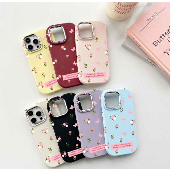 เคส Samsung Galaxy A72 A06 A16 A55 A35 A25 A15 A05 A05S M55 M15 M52 M53 M23 M13 M31 M30S M21 M34 LTE 4G 5G หลายสีป้องกันดอกไม้อ่อนฝาครอบโทรศัพท์ซิลิโคนหอม
