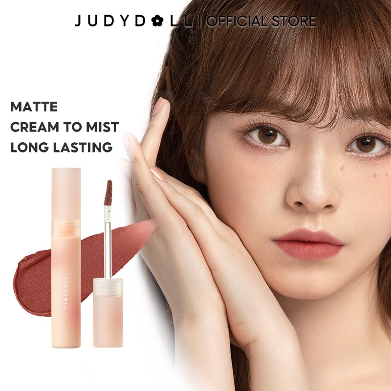 JUDYDOLL Long Lasting Soft Matte Lip Cream Non-Stick Marshmallow Lip Gloss Lip Mud Whitening 2.8g
