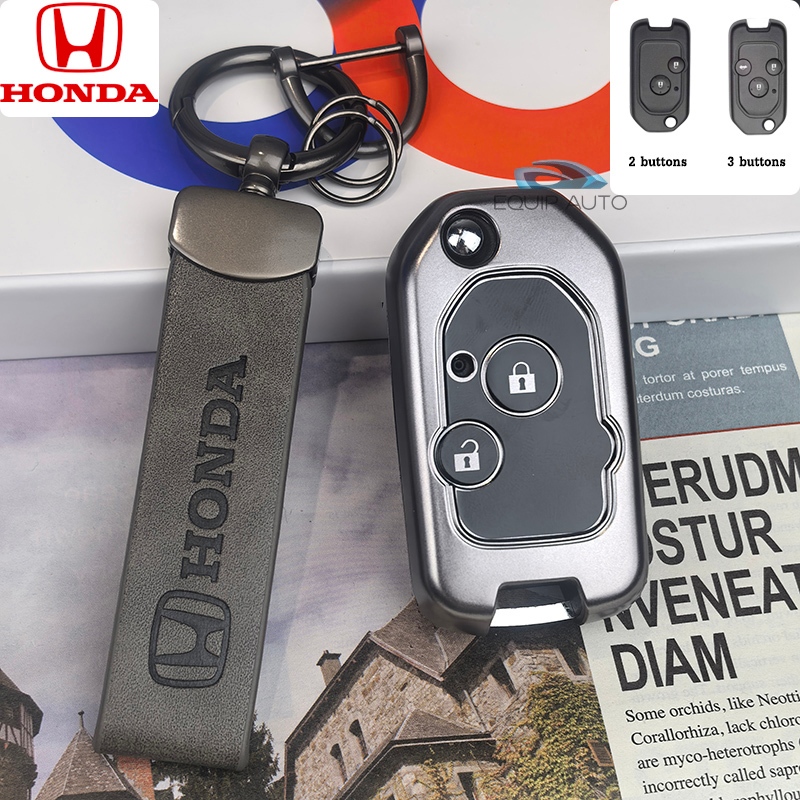 ใหม่พรีเมี่ยมฝาครอบพวงกุญแจ Protector สําหรับ Honda Jzaa/City/Brio/Civic/CRV/Accord Remote Key Case Honda พวงกุญแจ