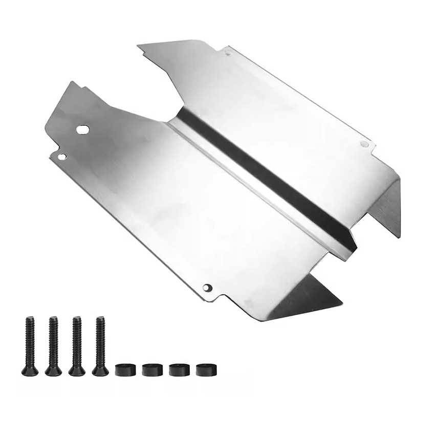 MJX โลหะเกราะชนยามด้านล่างแผ่นเกราะอะไหล่อัพเกรดสําหรับ 1/10 มจx 10208