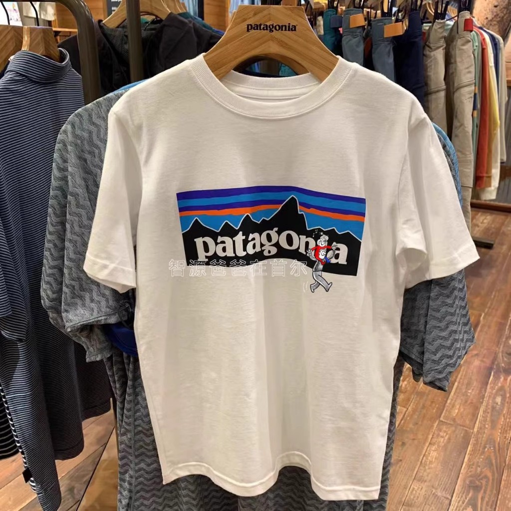 เสื้อยืดแขนสั้นผ้าฝ้ายแท้ Patagonia