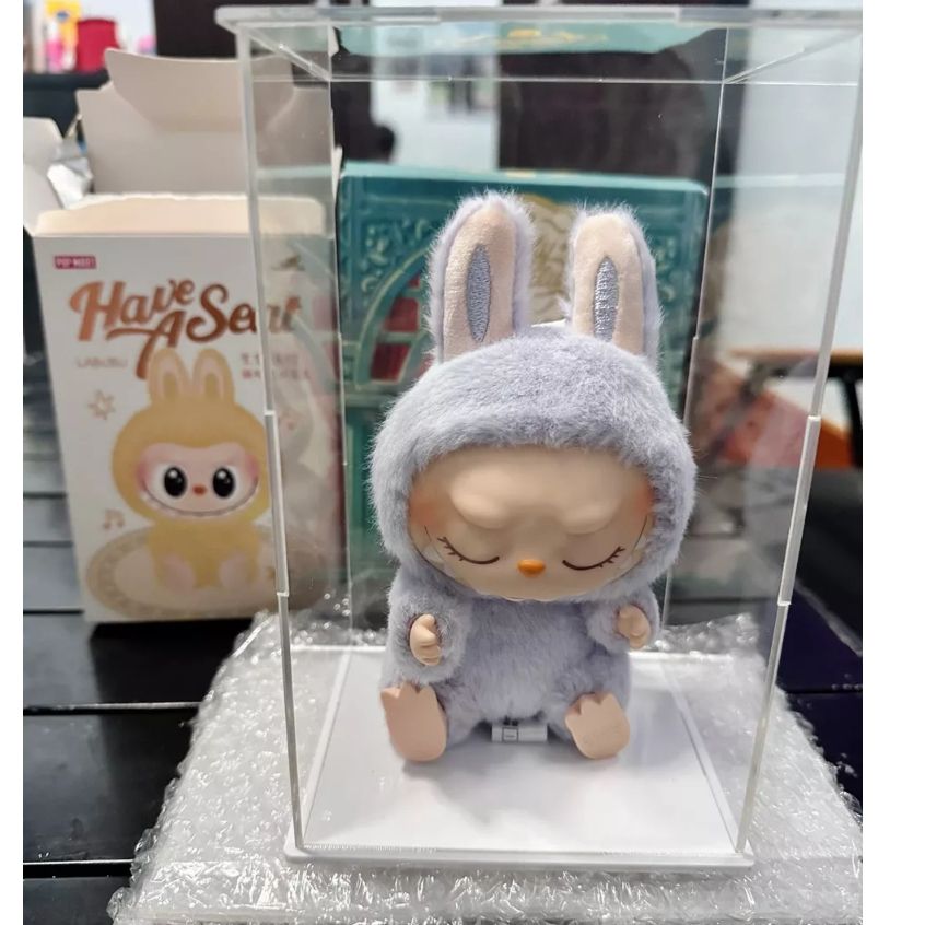 พร้อมส่ง กล่องใส่ลาบูบู้มาการอง Macaron labubu upset duck kimmon มาการอง ลาบูบู้ ประกอบเองได้ ใส่ได้ 2 แบบ ทำจากอะคริลิคแท้ ใสมาก กล่องใส่ตุ๊กตาคิมม่อน