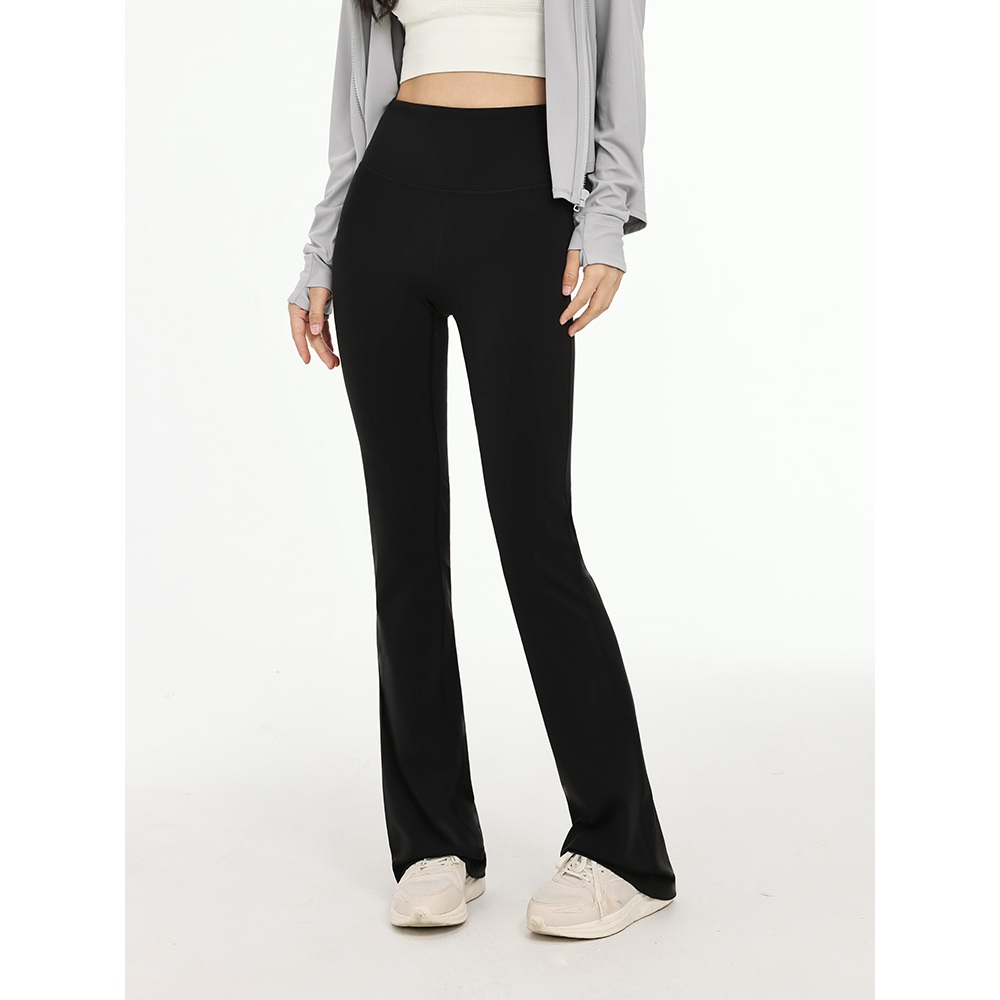 Ohsunny ป้องกันรังสี UV สูงเอวบางเฉียบผอมบางฉลามออกกำลังกายกางเกงโยคะกางเกงขายาวกางเกงขายาว UPF50+