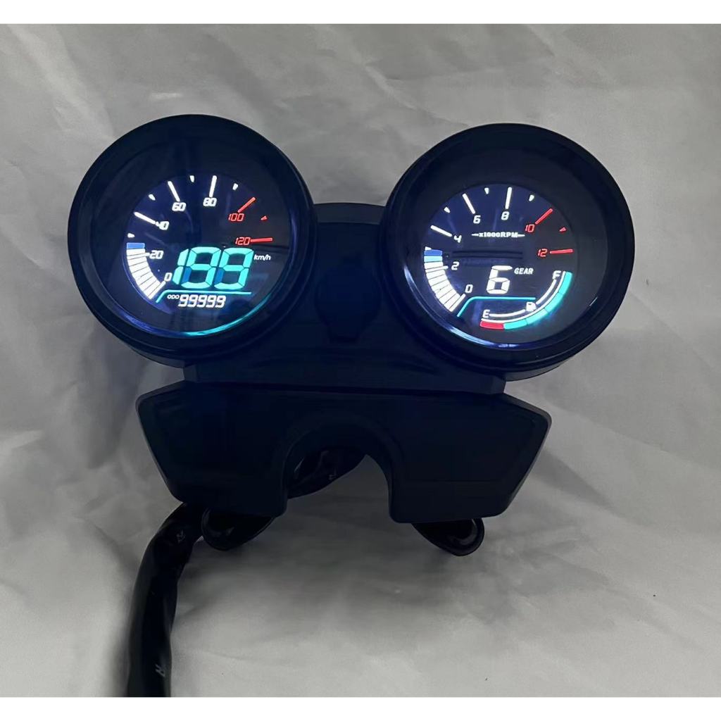 Ct150 Discovery 135 แผงมิเตอร์ดิจิตอล Speedometer เครื่องวัดระยะทางพร้อมเกียร์สําหรับ Bajaj Discovery 135 Boxer CT150