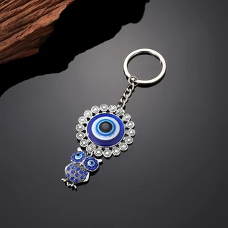 Jushi Evil Eye พวงกุญแจของขวัญผู้ชายผู้หญิงจี้อุปกรณ์เสริม Jewellery