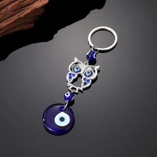 Jushi Evil Eye พวงกุญแจของขวัญผู้ชายผู้หญิงจี้อุปกรณ์เสริม Jewellery