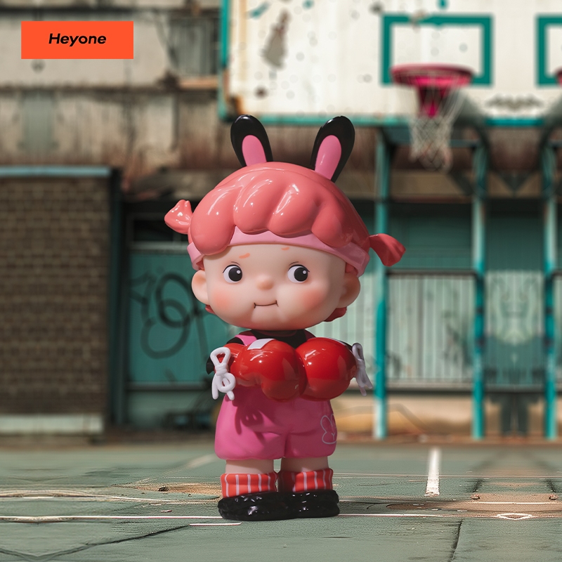 Heyone Heatup Little Team- Sweet Time In Iron Lane Mystery Box Blind Box Action รูปน่ารัก