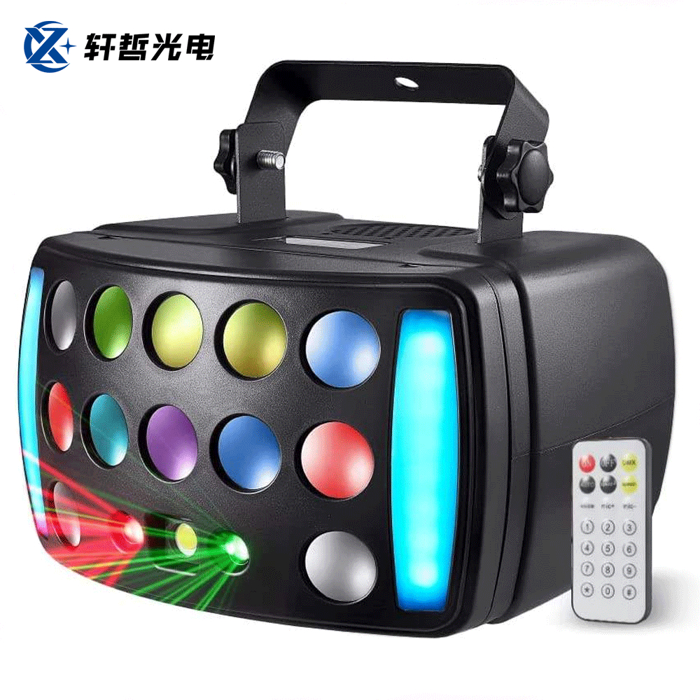4 in 1 ไฟเลเซอร์ดิสโก้ ไฟเอฟเฟค ไฟดีเจ ไฟเวที RGB ไฟเวที ไฟแฟลช LED