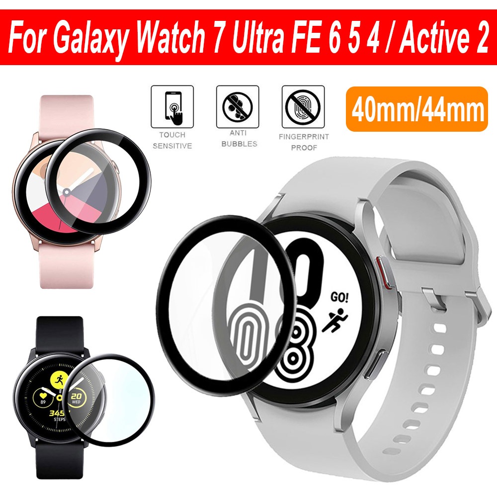 3d ป้องกันหน้าจอป้องกันฟิล์มสําหรับ Galaxy Watch 7 Ultra FE 6 5 Pro 4 / Active 2 40mm 44mm
