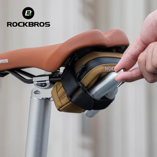 【TH Delivery】Rockbros กระเป๋าท้ายจักรยาน น้ำหนักเบา ปลอดภัย สีสันสดใส พกพาสะดวก ซิปผ้าไหมยืดหยุ่นสูง อุปกรณ์ขี่จักรยานเสือภูเขา จักรยานเสือหมอบ