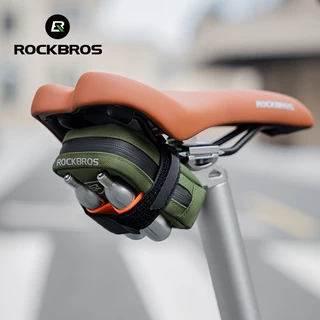 【TH Delivery】Rockbros กระเป๋าท้ายจักรยาน น้ำหนักเบา ปลอดภัย สีสันสดใส พกพาสะดวก ซิปผ้าไหมยืดหยุ่นสูง อุปกรณ์ขี่จักรยานเสือภูเขา จักรยานเสือหมอบ