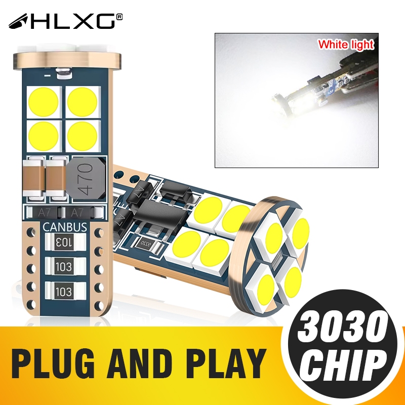 2pcs T10 หลอดไฟ LED 194 W5W 12SMD 3030 ชิปเซ็ต LED เปลี่ยนหลอดไฟสําหรับรถยนต์ Courtesy โดมแผนที่ประตูป้ายทะเบียน