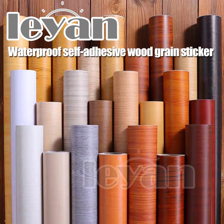 60/80X300 ซม วอลเปเปอร์ลายไม้ สติ๊กเกอร์ลายไม้ สติ๊กเกอร์ วอเปเปอร์ติดผนัง มีกาวในตัว