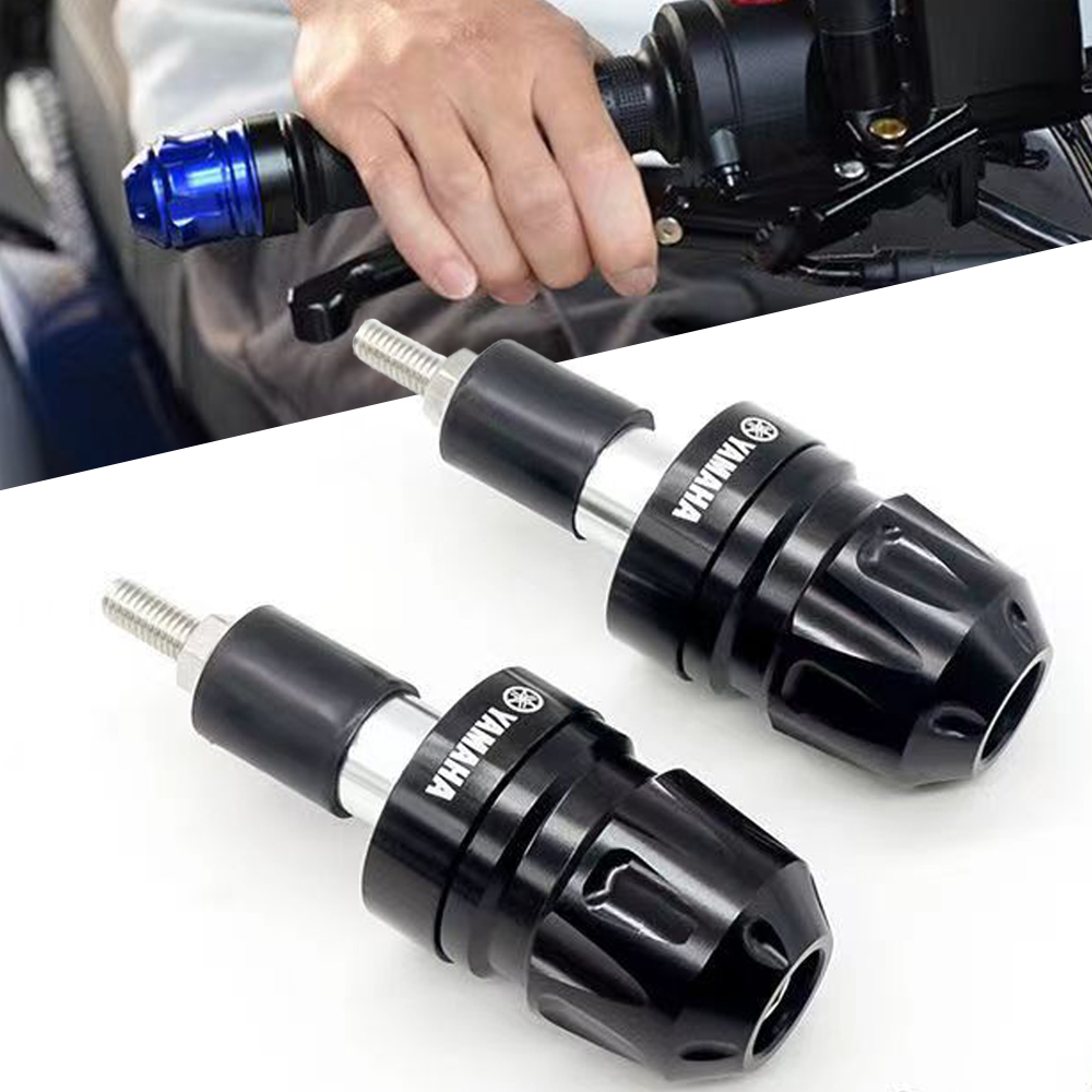 ปลายแฮนด์สําหรับ YAMAHA Mio/AEROX/NMAX/SNIPERYZF R15/MT03 CNC อลูมิเนียม Grip end 1 คู่ Mio i 125 อุปกรณ์เสริม