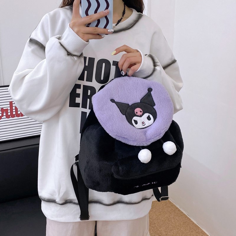 กระเป๋าเป้สะพายหลังเด็ก Sanrio น่ารัก Kuromi กระเป๋าสาว Melody กระเป๋าสตรี HelloKitty กระเป๋าเด็ก ราคา ถูกที่สุด ดีลบีเคเค แกลเลอรีภาพที่ 8