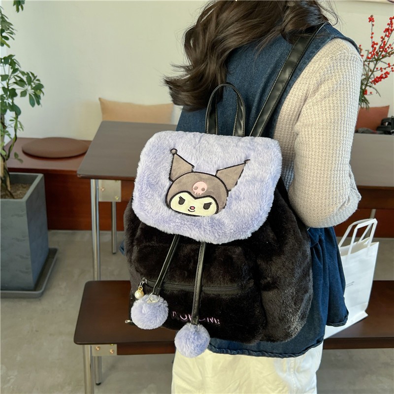 กระเป๋าเป้สะพายหลังเด็ก Sanrio น่ารัก Kuromi กระเป๋าสาว Melody กระเป๋าสตรี HelloKitty กระเป๋าเด็ก ราคา ถูกที่สุด ดีลบีเคเค แกลเลอรีภาพที่ 9