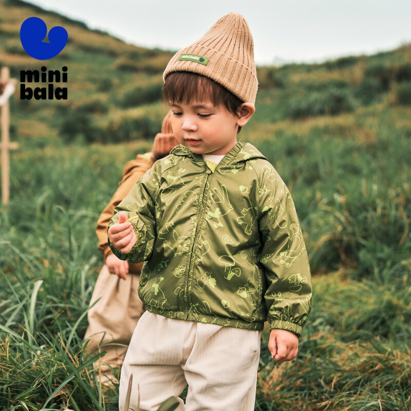 Mini Bala เสื้อแจ็คเก็ตมีฮู้ดสําหรับเด็ก Baby Fleece เสื้อแจ็คเก็ตให้ความอบอุ่น