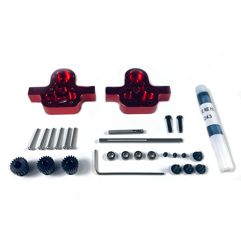 สําหรับ MN D90 MN91 MN96 MN98 MN99s WPL C14 C24 4WD 6WD โลหะ Transfer กล่อง RC รถอะไหล่ 370 โลหะ Transfer กล่อง