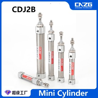 CDJ2B กระบอกลมนิวเมติกสแตนเลส ขนาด 10 16 20 25 30 150 มม.