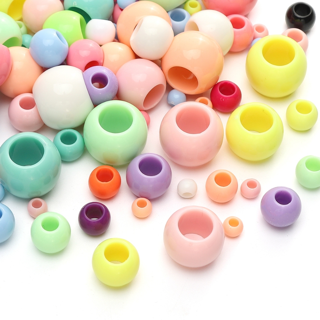ไอศกรีมสี Charms อะคริลิคขนาดใหญ่ลูกปัดสําหรับ DIY สร้อยข้อมือเครื่องประดับทําอุปกรณ์เสริม