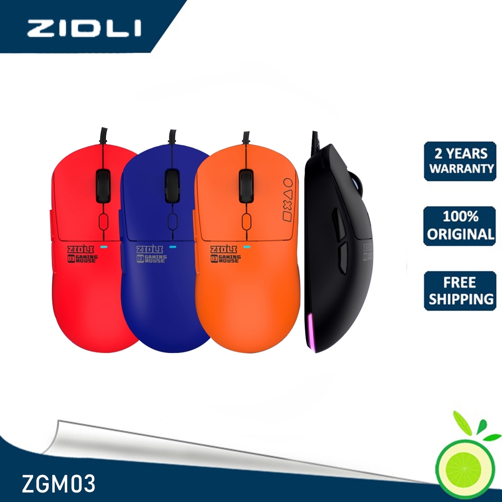 Zidli ZGM03 แสงสีสายเกม e-sports เมาส์สํานักงานอินเทอร์เน็ตคาเฟ่ e-sports hall