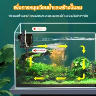 555PET กรองบนตู้ปลา 3 in 1 ปั๊มน้ำ ปั๊มน้ำตู้ปลา เสียงเงียบ ทำความสะอาดง่าย