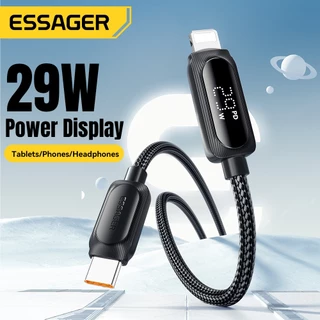 Essager 29W 3A C-L จอแสดงผลดิจิตอลสายชาร์จข้อมูลอย่างรวดเร็ว