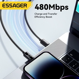Essager 29W 3A C-L จอแสดงผลดิจิตอลสายชาร์จข้อมูลอย่างรวดเร็ว