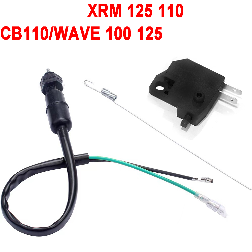 สวิตช์ไฟเบรคด้านหน้าขวา Honda XRM110 XRM 125 WAVE100 WAVE 125 CB110 สวิตช์เบรกสําหรับรถจักรยานยนต์