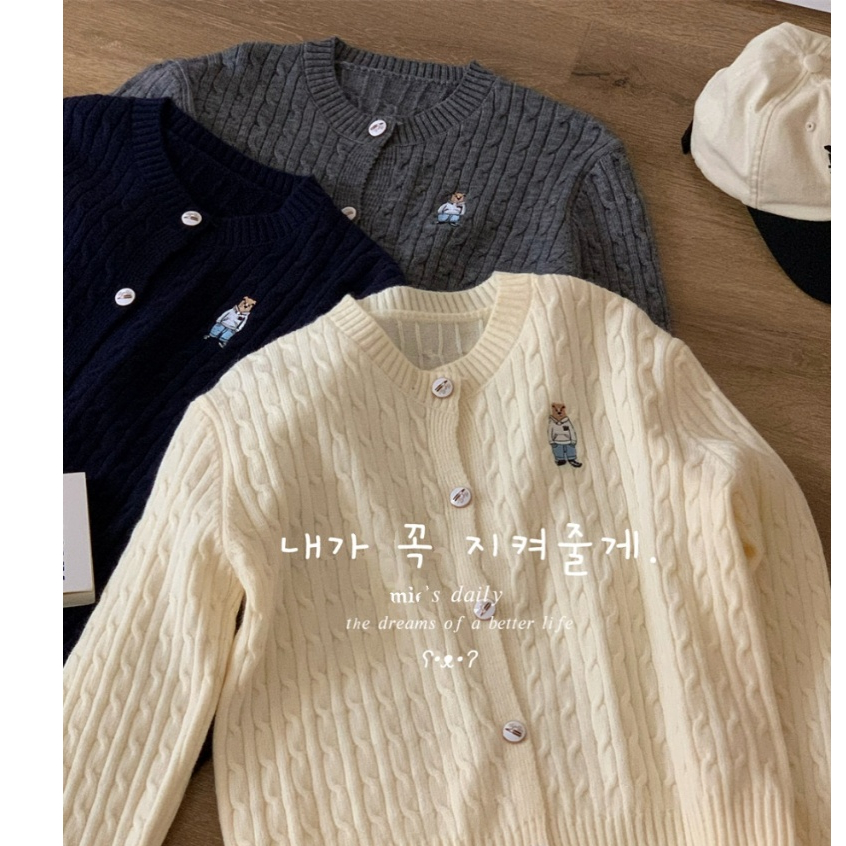 ผู้หญิงแฟชั่นเกาหลีใหม่เกาหลีหลวมแขนยาวถักเสื้อกันหนาวเสื้อสเวตเตอร์ถัก