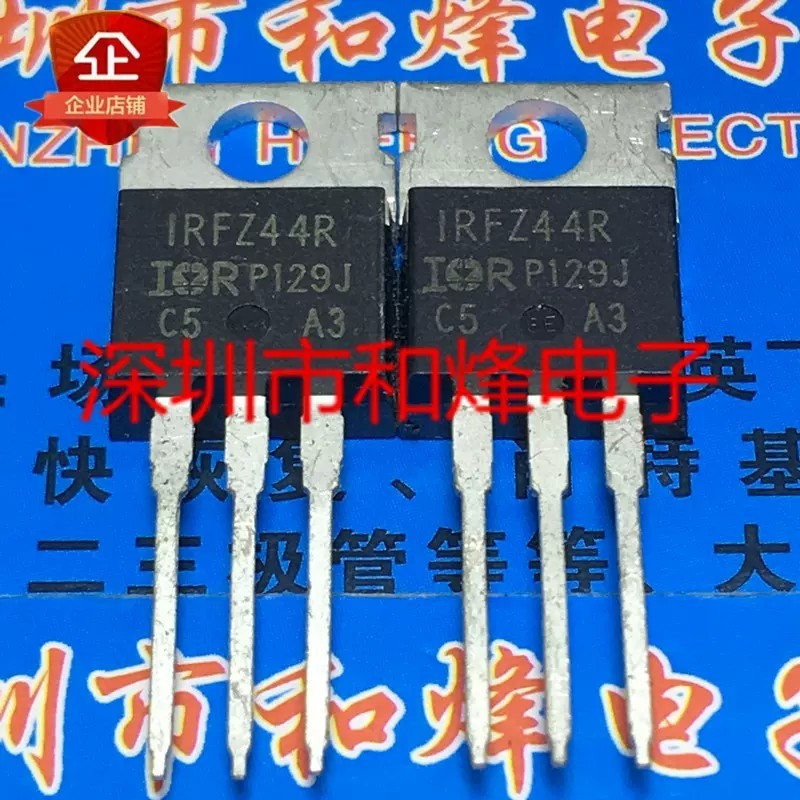 Irfz44r STPS10H100CT IRFZ34N 30CTQ050 FFP08S60STU F08S60S 1-5PCS TO-220 ของแท้ MOSFET Field Effect ท