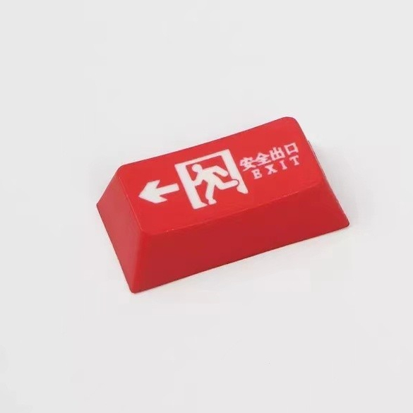 Keycap 2.0U Retractable Key Safety ส่งออก Keycap PBT Sublimation สําหรับคีย์บอร์ดแบบกลไก