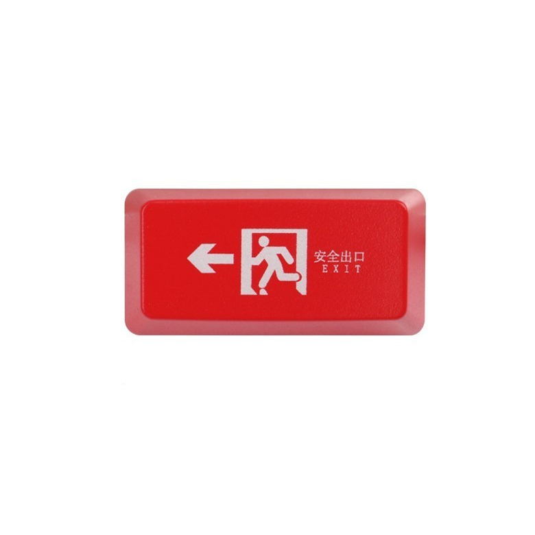 Keycap 2.0U Retractable Key Safety ส่งออก Keycap PBT Sublimation สําหรับคีย์บอร์ดแบบกลไก