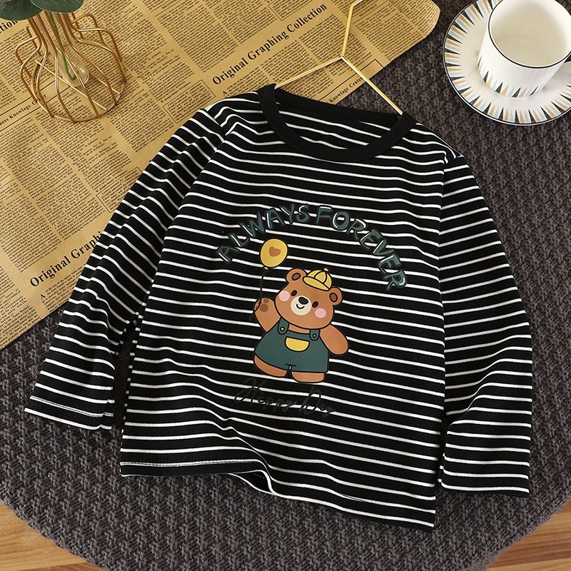 ฤดูใบไม้ร่วงและฤดูหนาวเสื้อ Underlay สําหรับเด็กเสื้อยืดแขนยาวเด็กผู้หญิงที่อบอุ่น