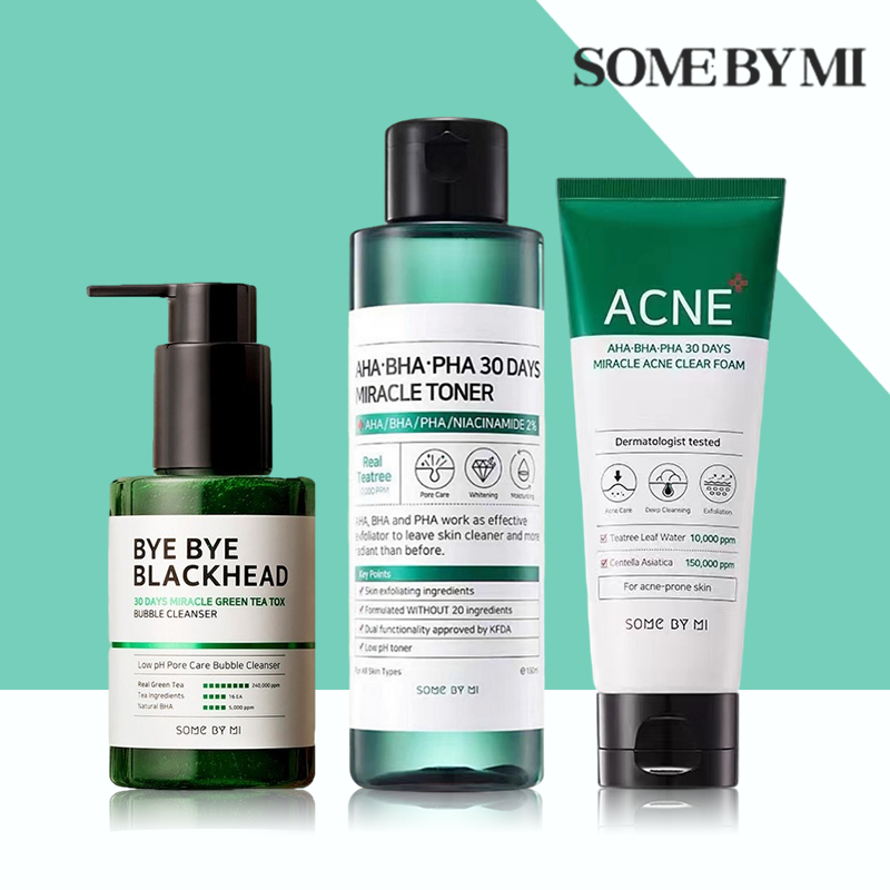 Some BY MI AHA-BHA-PHA 30DAYS Miracle Toner 150 ml มิราเคิล โทนเนอร์ รักษาสิว ผลัดเซลล์ผิว