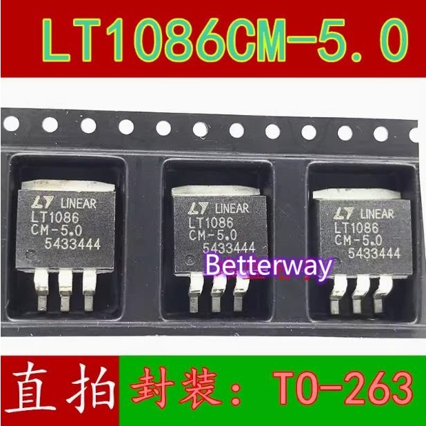 5 ชิ้น LT1086CM-5.0 LT1086-5.0 5V TO263 IC ใหม่