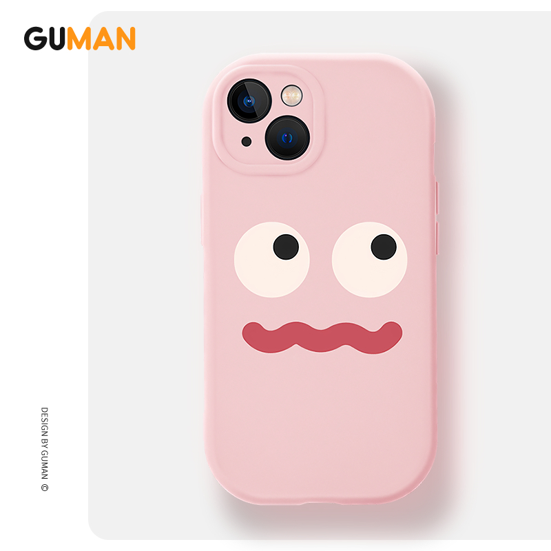 Guman เคสไอโฟน เคสซิลิโคนนุ่มกันกระแทกน่ารักตลก เคสโทรศัพท์  for iPhone 17 16 15 14 13 12 11 Pro Max