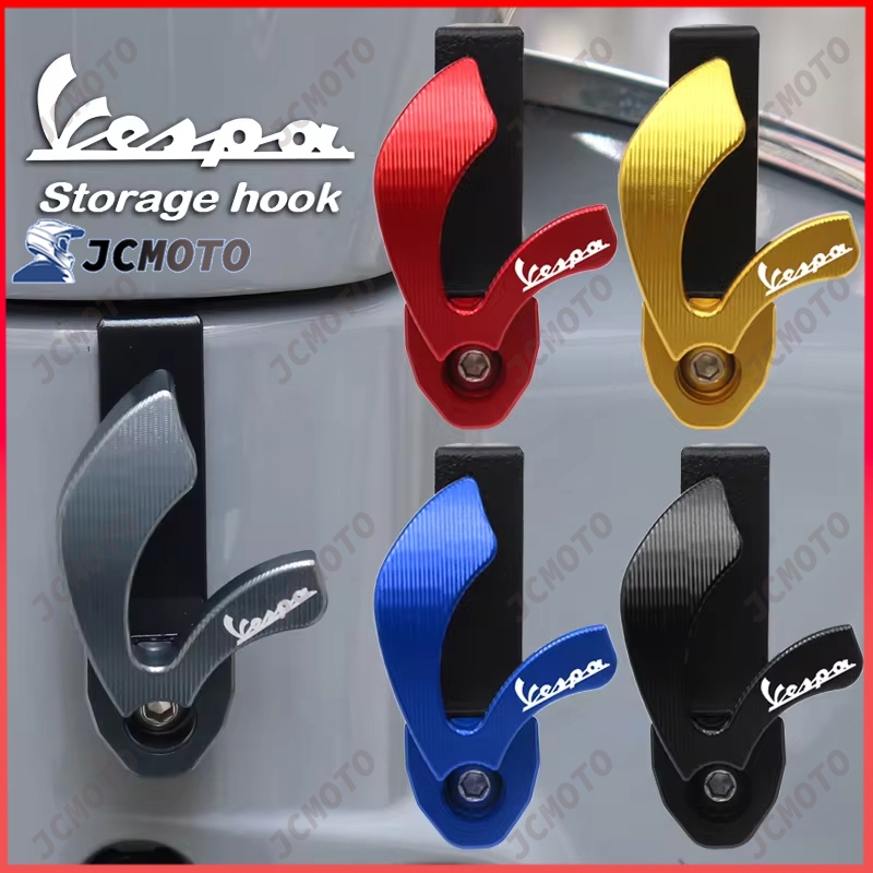 อุปกรณ์เสริมรถจักรยานยนต์หมวกกันน็อค Hook กระเป๋าเดินทาง Hook Holder Hanger สําหรับ VESPA Sprint150 Primavera150 Primavera 150 Sprint 150
