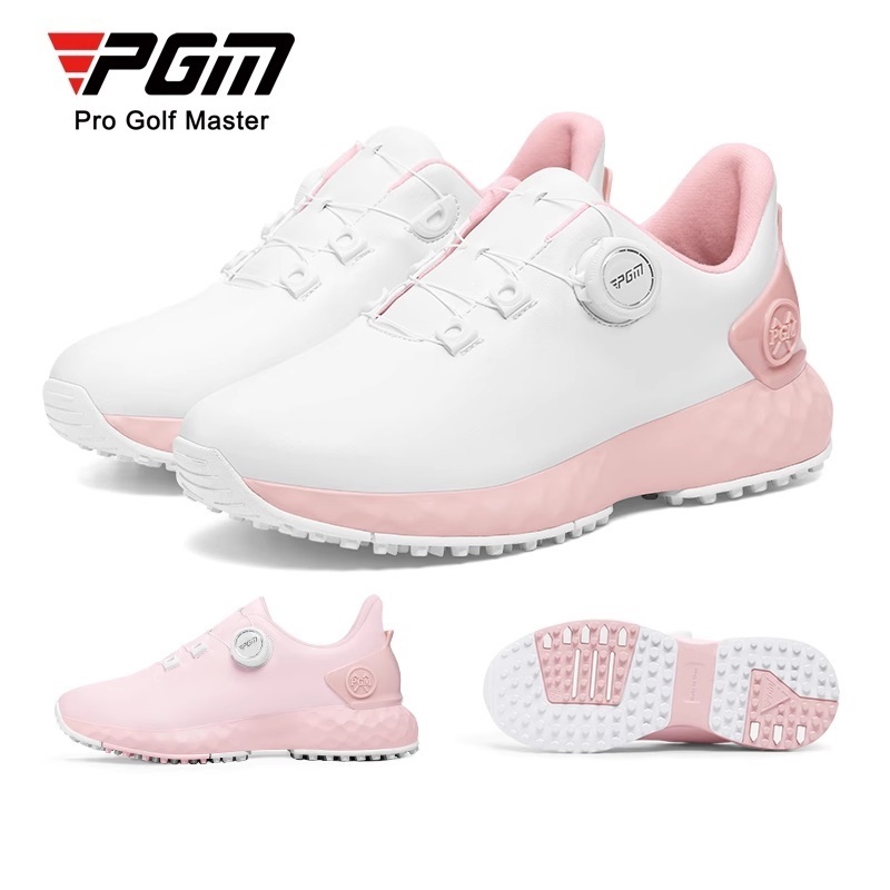 PGM GOLF รองเท้ากอล์ฟหญิง กันน้ำ น้ำหนักเบา พื้นรองเท้ากันกระแทก 40 มม. ออกแบบพื้นกันลื่นด้านข้าง