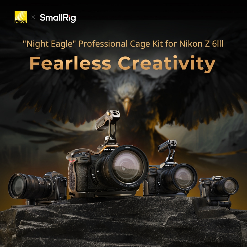 Smallrig "Night Eagle" Camera Cage/L-Shape Mount Plate สําหรับ Nikon Z 6III #4519 #4520 #4521 #4522 #4523 #4524