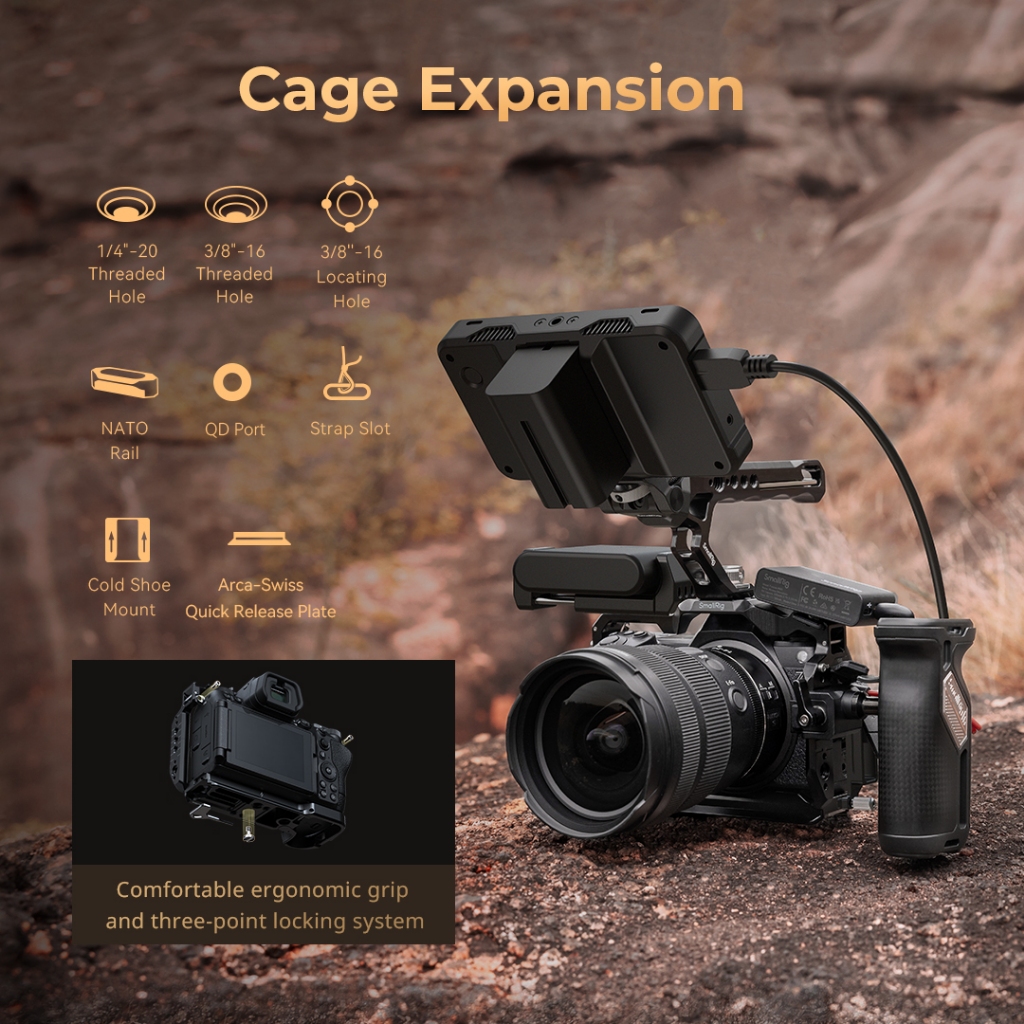 Smallrig "Night Eagle" Camera Cage/L-Shape Mount Plate สําหรับ Nikon Z 6III #4519 #4520 #4521 #4522 #4523 #4524