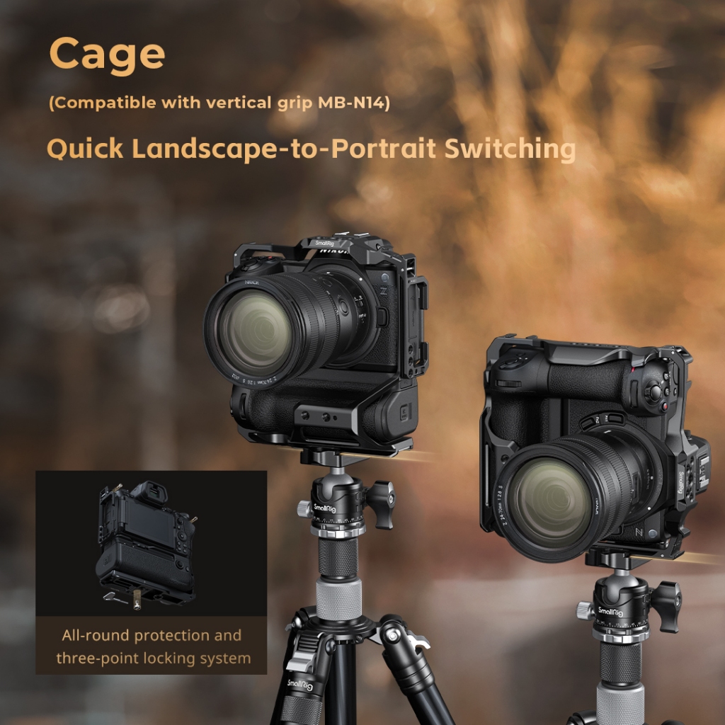 Smallrig "Night Eagle" Camera Cage/L-Shape Mount Plate สําหรับ Nikon Z 6III #4519 #4520 #4521 #4522 #4523 #4524