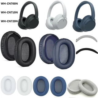 แผ่นรองหูฟังสําหรับ Sony WH-CH700N WH-CH710N WH-CH720N หูฟังอะไหล่คุณภาพสูง Earmuffs หมอนหูแถบคาดศีรษะ